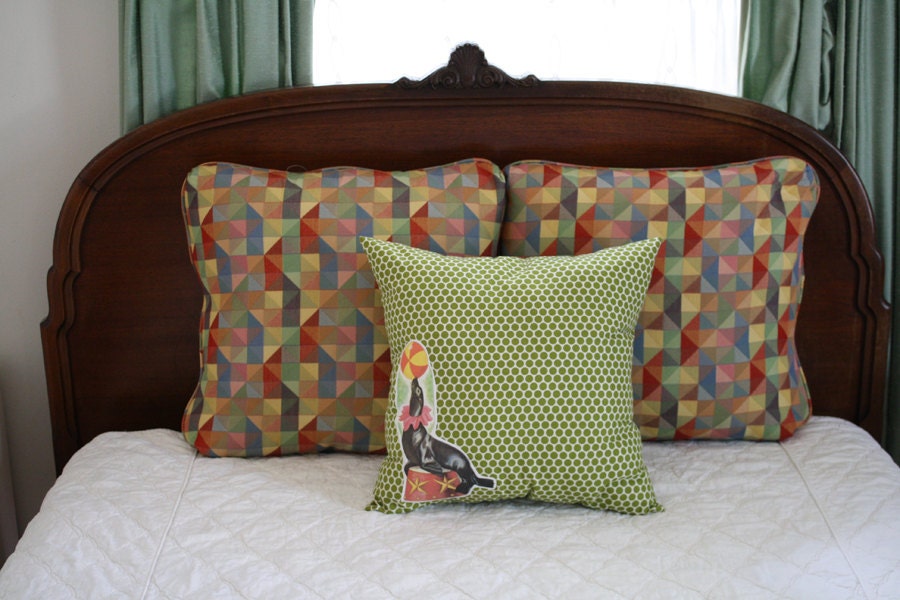 Sassy Circus Pillow in Silly Seal