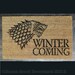 Winter is Coming Direwolf House of Stark doormat