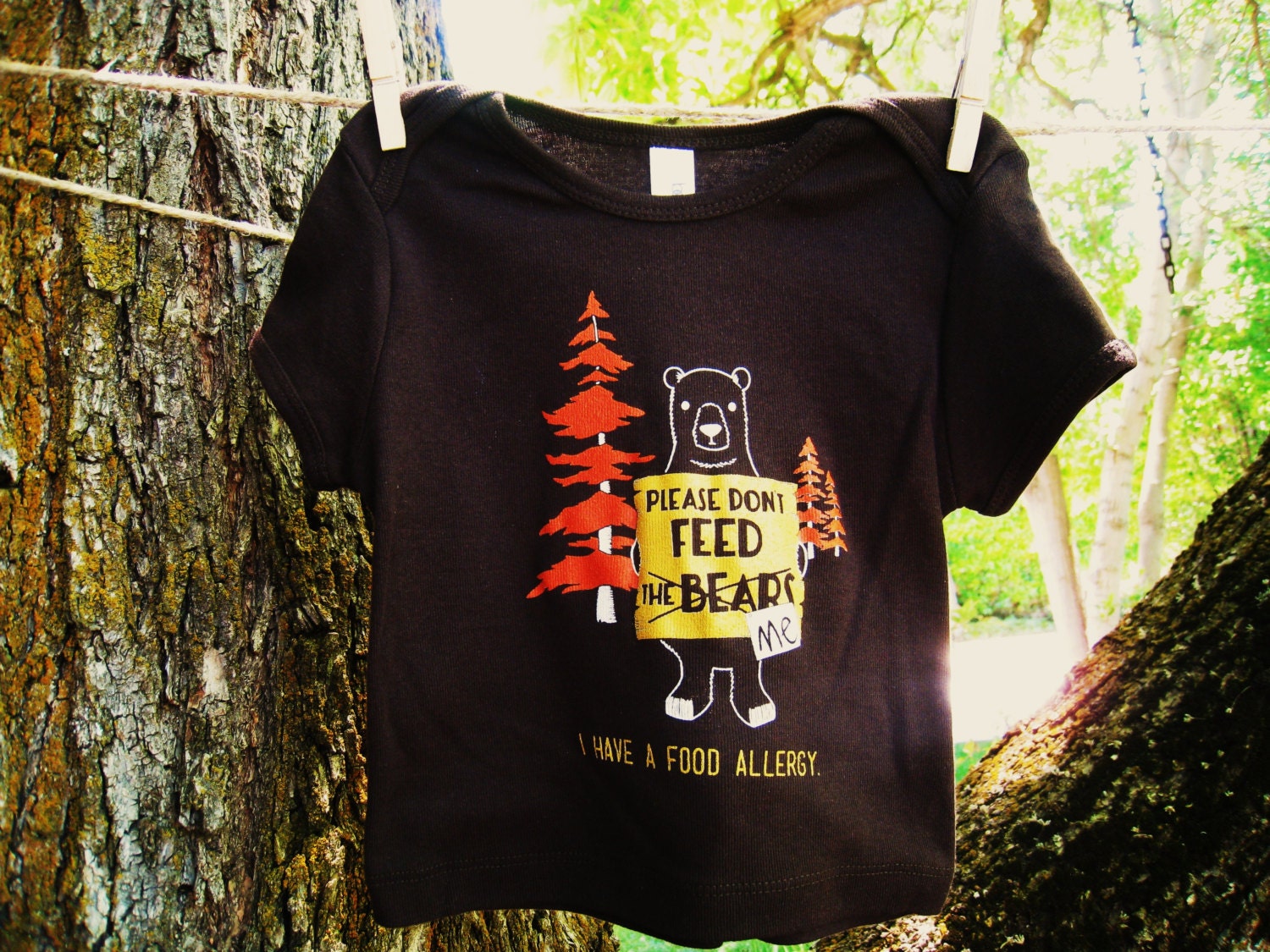 Allergy Alert T-Shirts For Babies and Toddlers Size: 12 month - 4T