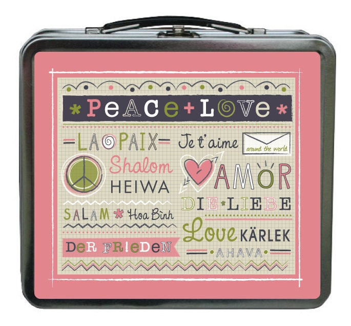 Kids International Peace and Love Lunch Box