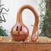 Halloween Gourd Jack O Lantern Natural Fall Harvest Spooky Pumpkin Decoration with Battery Tea Light (hole in the bottom)