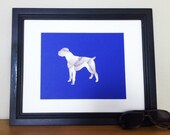 Baseball - American Bulldog Silhouette