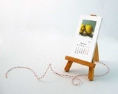 2013 Mini Desk Calendar - SALE 25% off - juicy food art kitchen decor for unique gift