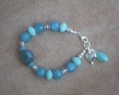 Aqua Agate Bracelet