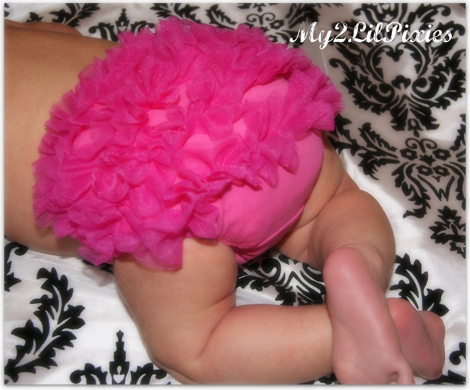 USA Free Shipping- Baby Girl- Chiffon Ruffle Bum Baby Bloomer -Photo Prop-  20 Colors Available