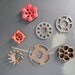 Collection of handles and knobs for assemblage or mixed media or steam punk projects