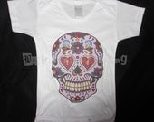 Girly Day of the Dead onesie