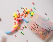 glassine fill me up favor bags // black