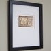 Original Mixed Media Assemblage Wall Decor Art - The Walk Matted to 11x14
