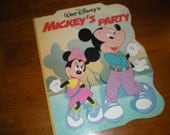 MICKEY MOUSE Vintage Children's Book DISNEY