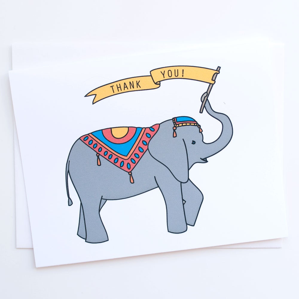 Circus Thank You Cards