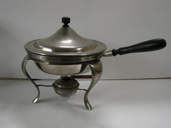 Items similar to Vintage Chafing Dish Sterno Burner Warmer by Rochester