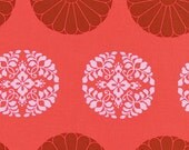 Pressed Flowers in Carmine from Cameo by Amy Butler - Half Yard