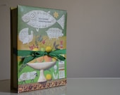 Vintage Kitchen Keepsakes Recipe Holder and Organizer.  Hallmark.