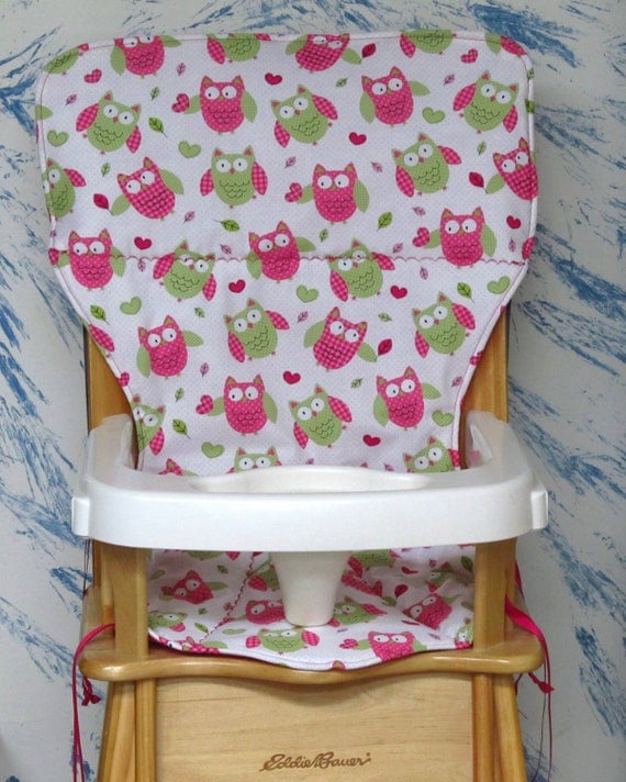 Eddie Bauer/Jenny Lind wood high chair cover pad by sewingsilly