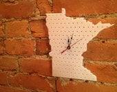 Laser Cut Minnesota Wall Clock
