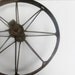 On Reserve-Large Metal Rustic Industrial Wheel with Spokes