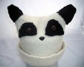Felted Panda Hat