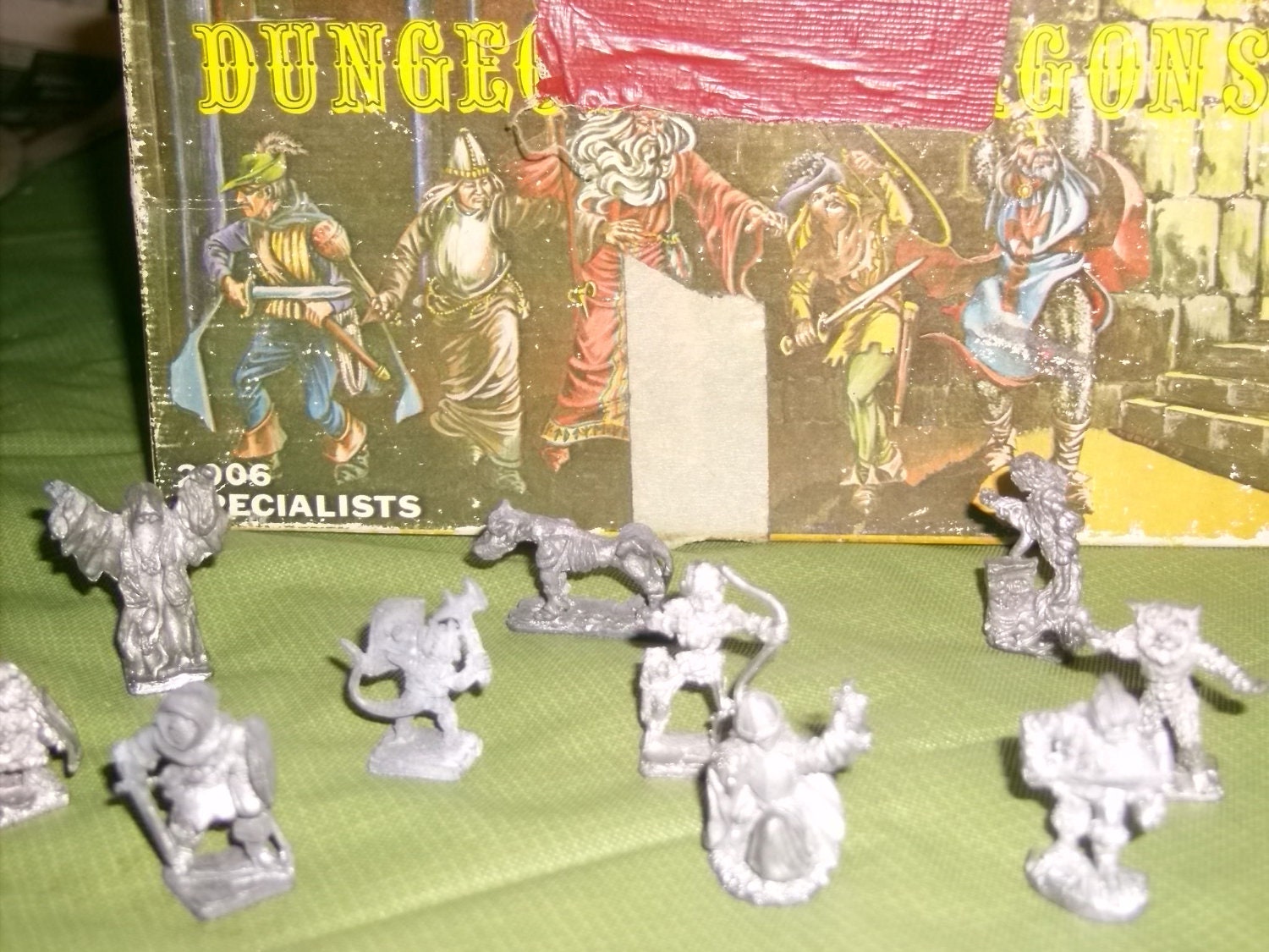 d&d pewter miniatures