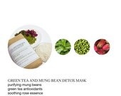 Green Tea And Mung Bean Detox Mask For Sensitive Skin