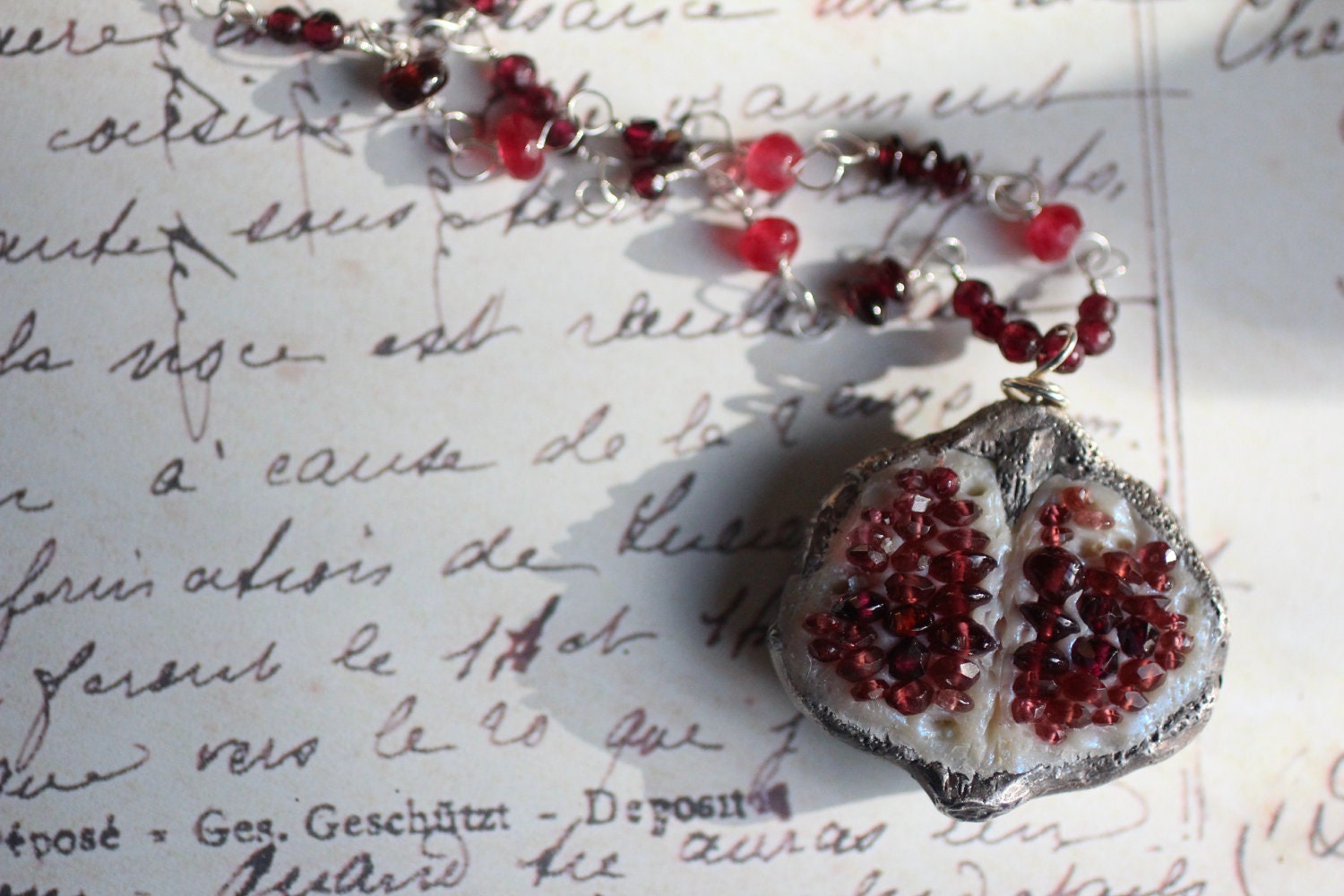 Pomegranate Necklace