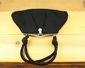 vintage 1950s Black Ruby Purse
