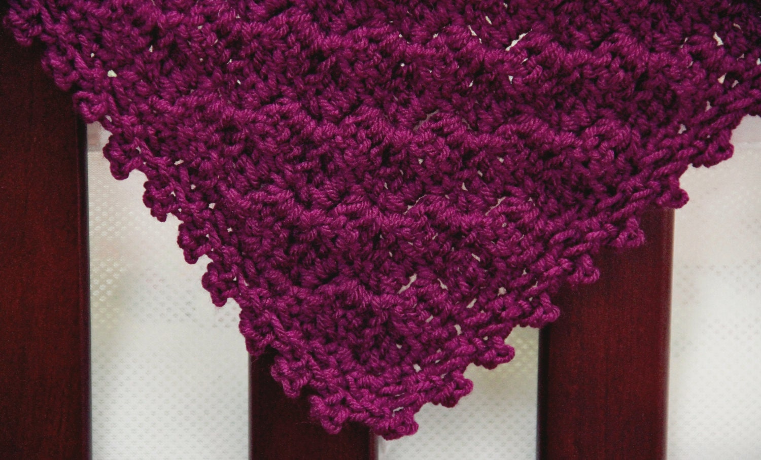 CROCHET PATTERN Baby Blanket Afghan Build-A-Diagonal-Shell