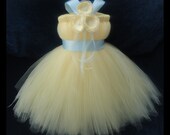 Yellow Flower Girl Dress