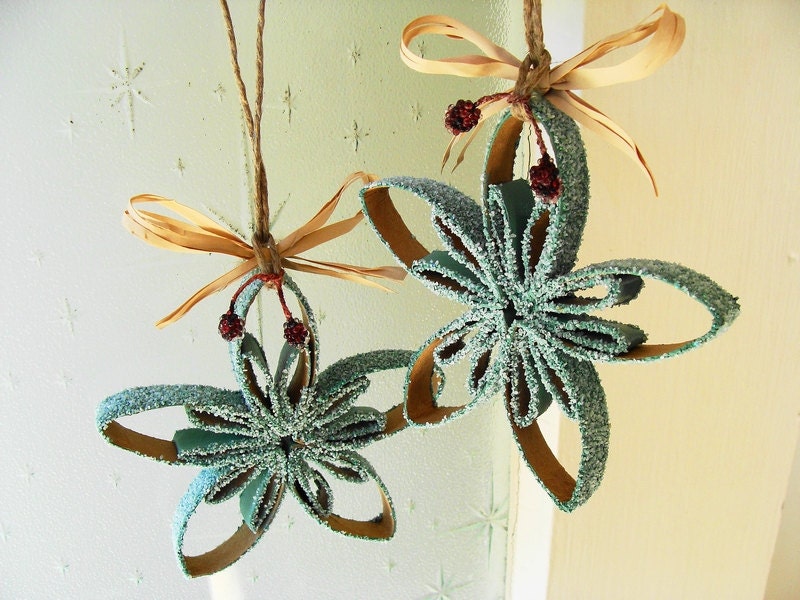 Christmas Ornament, Snowflake Ornament, Tree Ornament, Tree Decoration, Aqua, Mint, Table Decoration