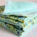 Ready To Ship. Baby Cuddle Blanket with Blue Polka Dot Flannel. Modern Baby Blanket. New Baby Gift