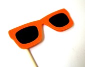 Party Props. 80s Props. Wedding Photo Props. Photo booth Props. Retro Glasses. Photo Props. Glasses on a Stick - The Tubular
