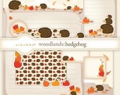 Woodlands Hedgehog Stationery - Printable PDF