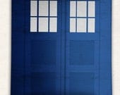 Hand made iPad / netbook sleeve DOCTOR WHO / TARDIS