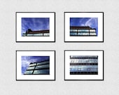 Streamline Moderne Architecture, Express Building Manchester - 24x16 inch Signed Limited Edition Set of Four