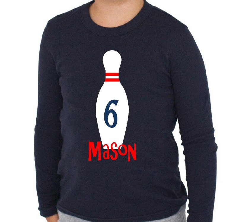 Bowling Birthday Shirt Long Sleeve Il_170x135