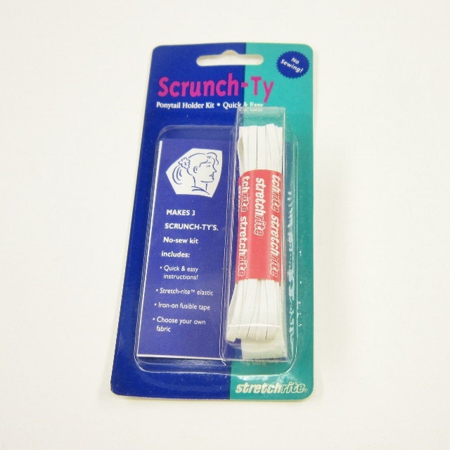 No-Sew Scrunchie Kit - Makes 3 - Add Your Own Fabric