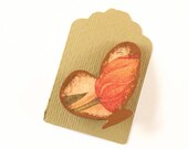 Wooden Butterfly Brooch - TULIP FLYING BUTTERFLY - OoaK
