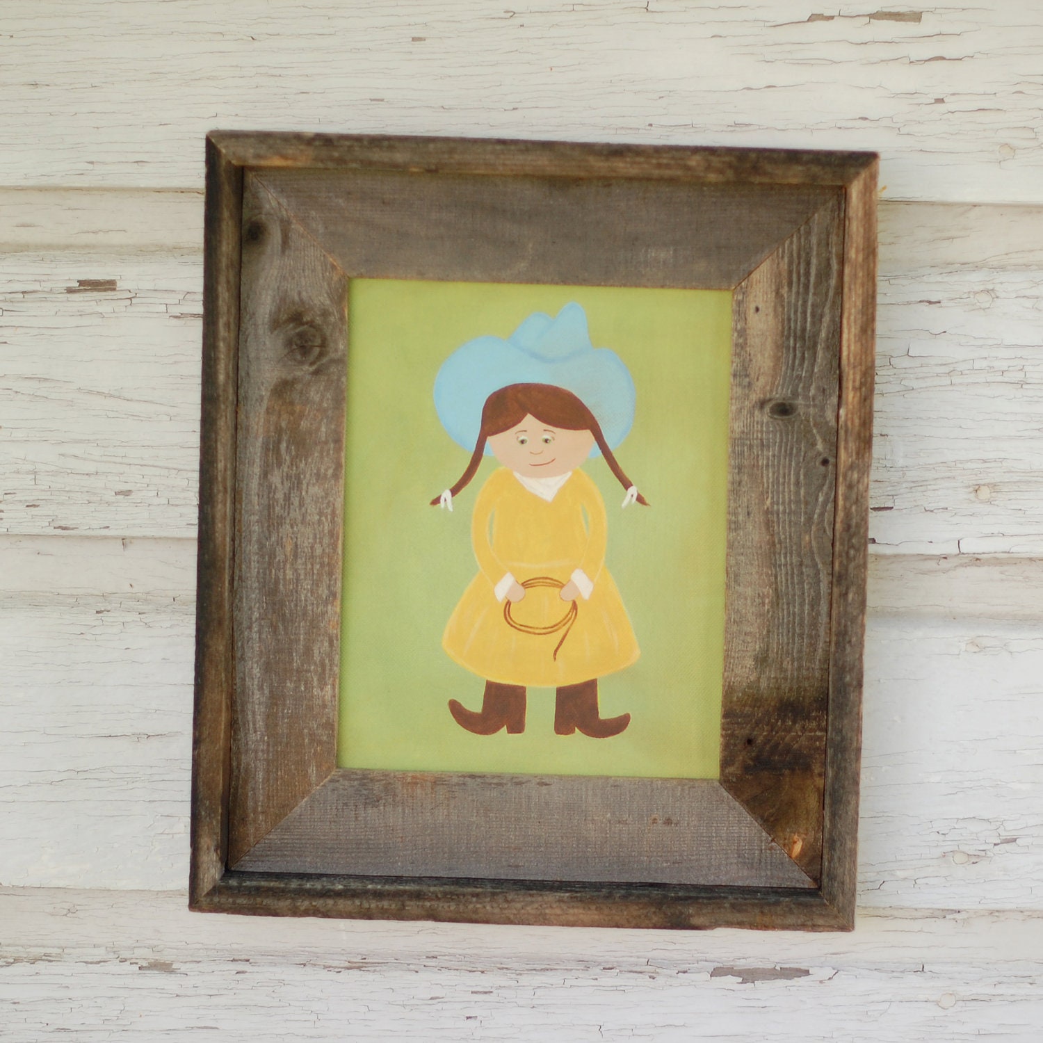 Barnwood Frame for 8 X 10 nursery decor - kids - baby - children