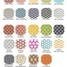 fabric bin storage organizer 10 X 10 x 10 with natural cotton webbing for handles Choose your colors