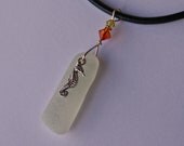Sea Horse Sea Glass Necklace