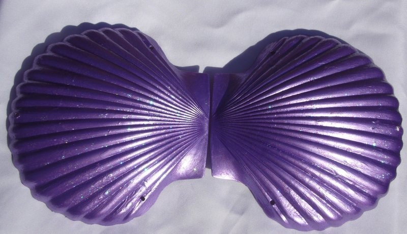 CUSTOM Mermaid Seashell Bra ANY COLOR