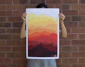 2013 Mountain Calendar (Red Sunset)