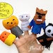 PDF Pattern: Halloween Friends 01 Felt Finger Puppets