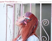 SALE 1980s Bird VIntage Barretes - Pastel Pink - Soft Grunge