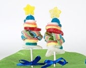 Mini Blue and Yellow Wand Sweet Skewer - 12