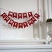 SALE- Christmas mini banner stand: merry christmas and joy