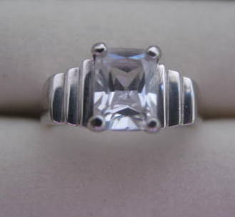 Sterling CZ Ring