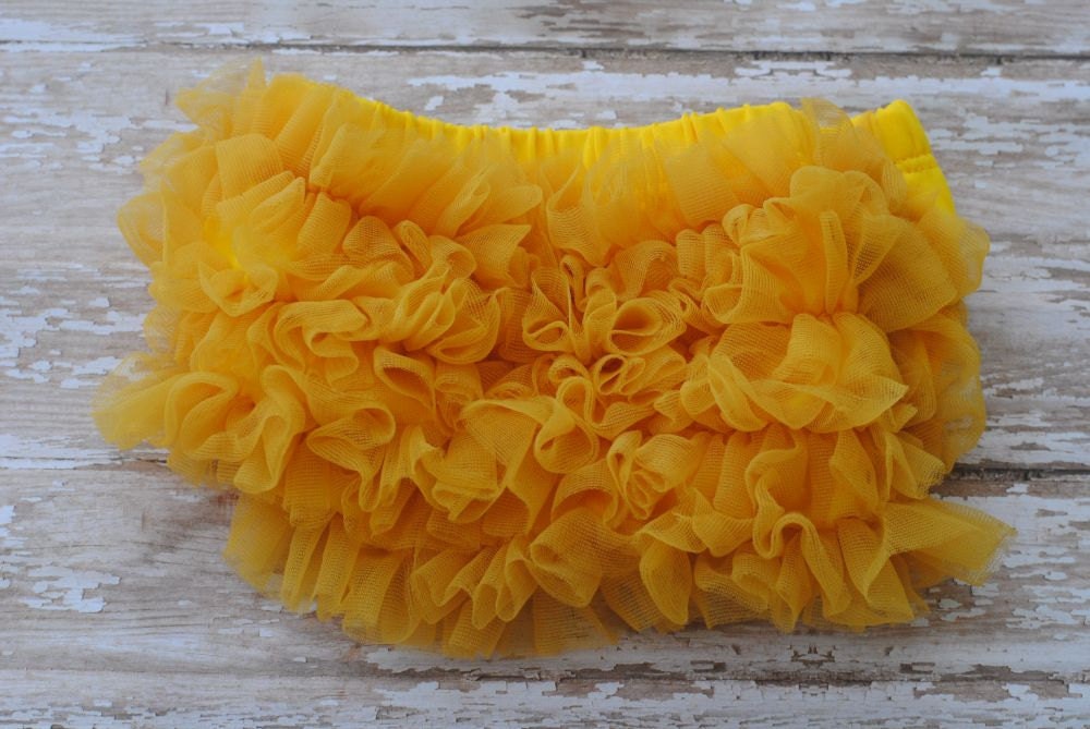 Ruffle Baby Bloomers - Chiffon Ruffle Bum - Great Photo Prop - Other Colors Available