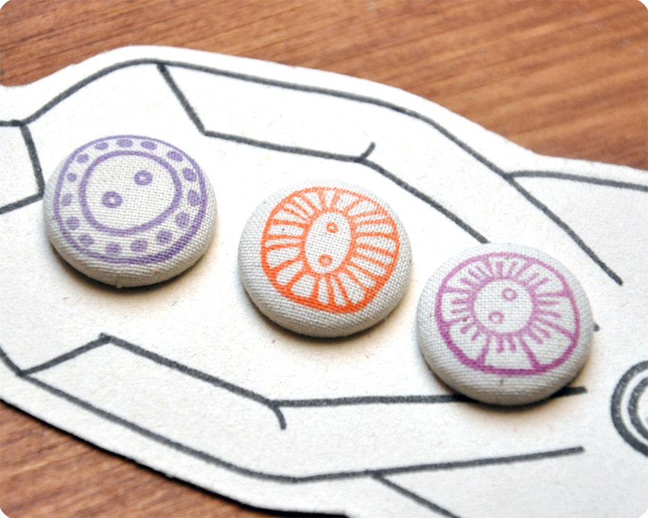Mademoiselle Fabric Covered Buttons