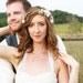 ivory cherry blossom hair crown, Bridal Flower Crown, wedding headpiece, head wreath in ivory, hair accessories, bridal, flower girl